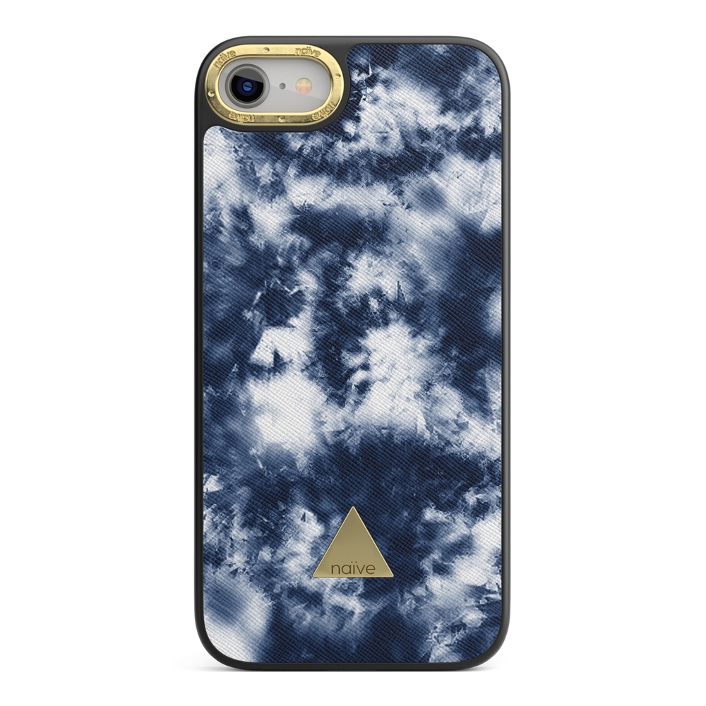 Naive iPhone 8/SE (2020) Case - Tie Dye Blue