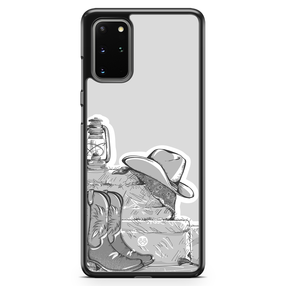 Samsung Galaxy S20 Plus Case - Western Black/White