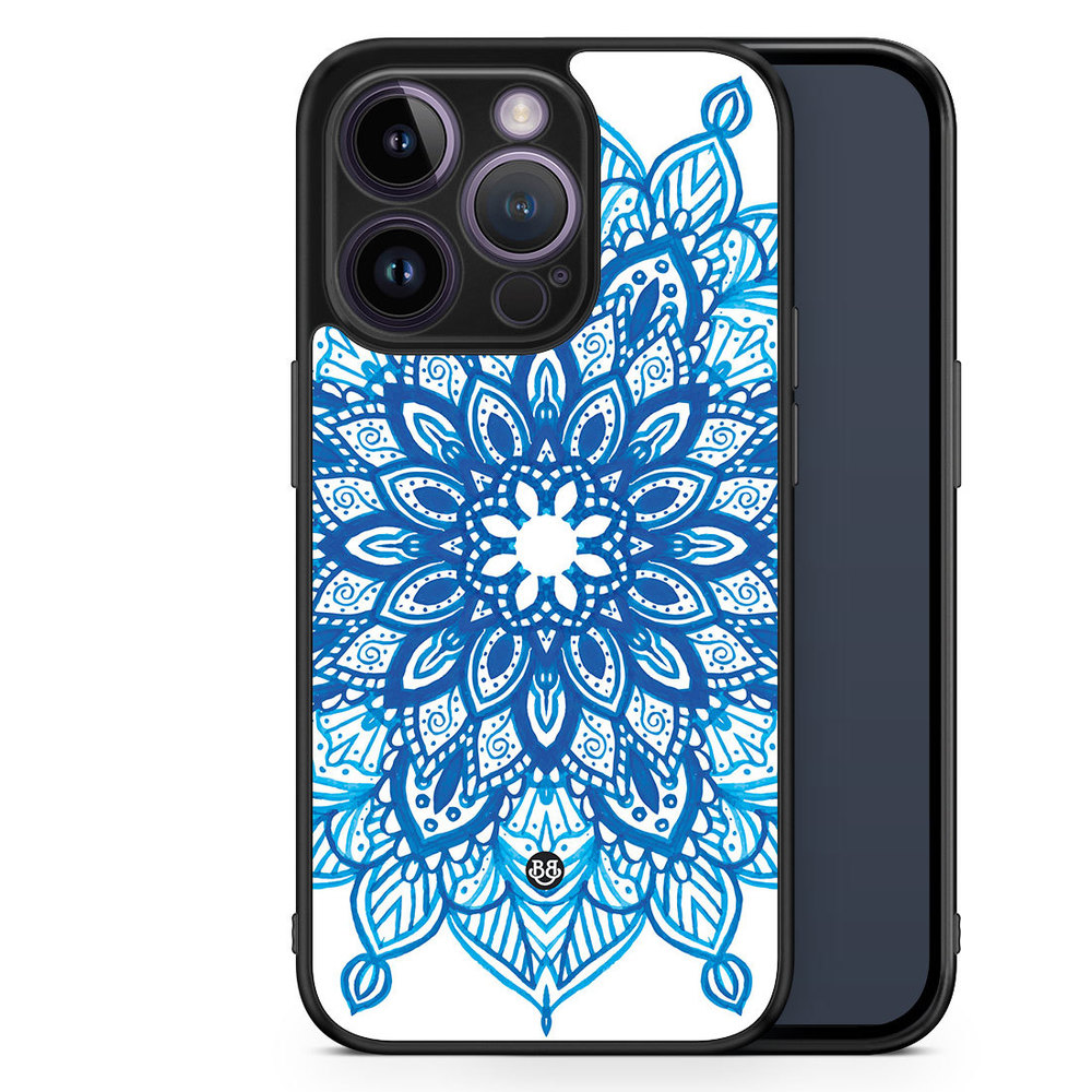 iPhone 14 Pro Case - Blue Mandala