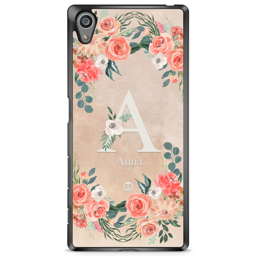 Sony Xperia Z5 Premium Case Custom - Monogram Sand