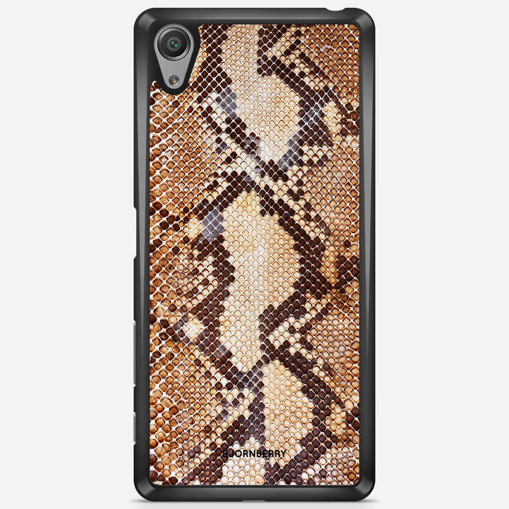 Sony Xperia X Performance Case - Snakeskin Brown