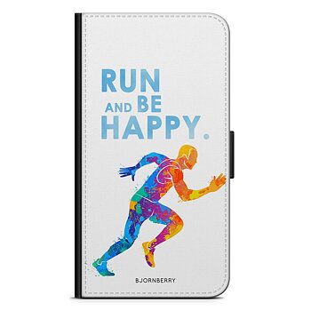 Samsung Galaxy A42 5G Wallet Case - Run and be happy