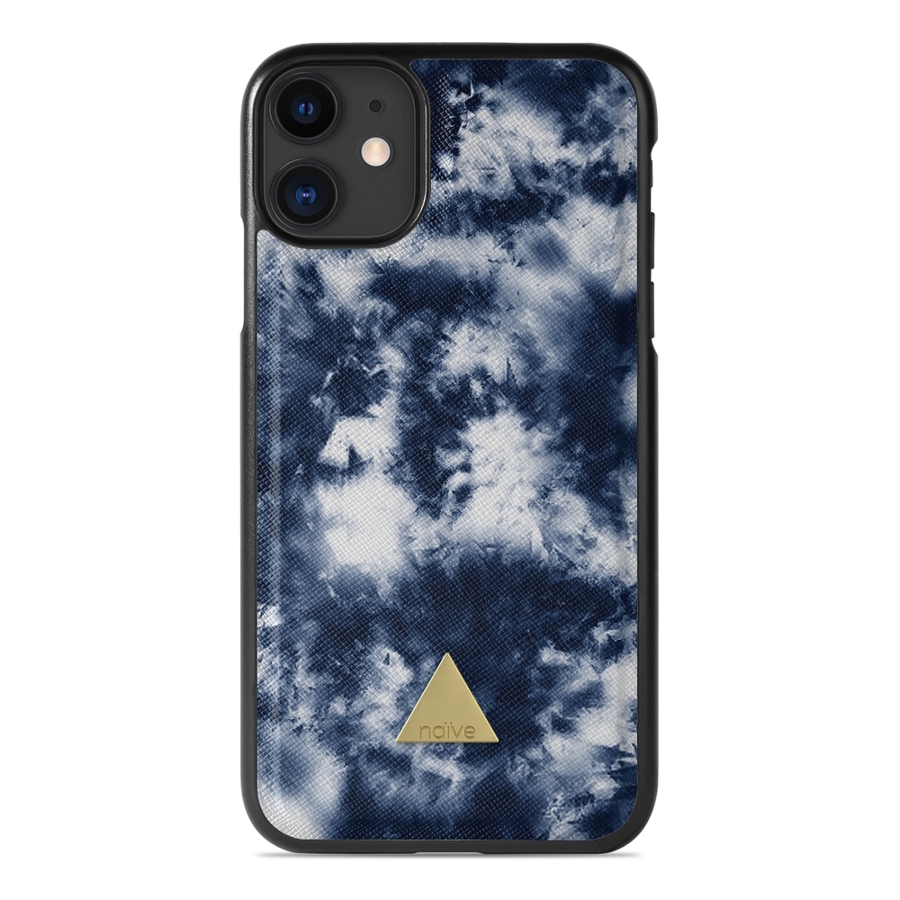 Naive iPhone 11 Case - Tie Dye Blue