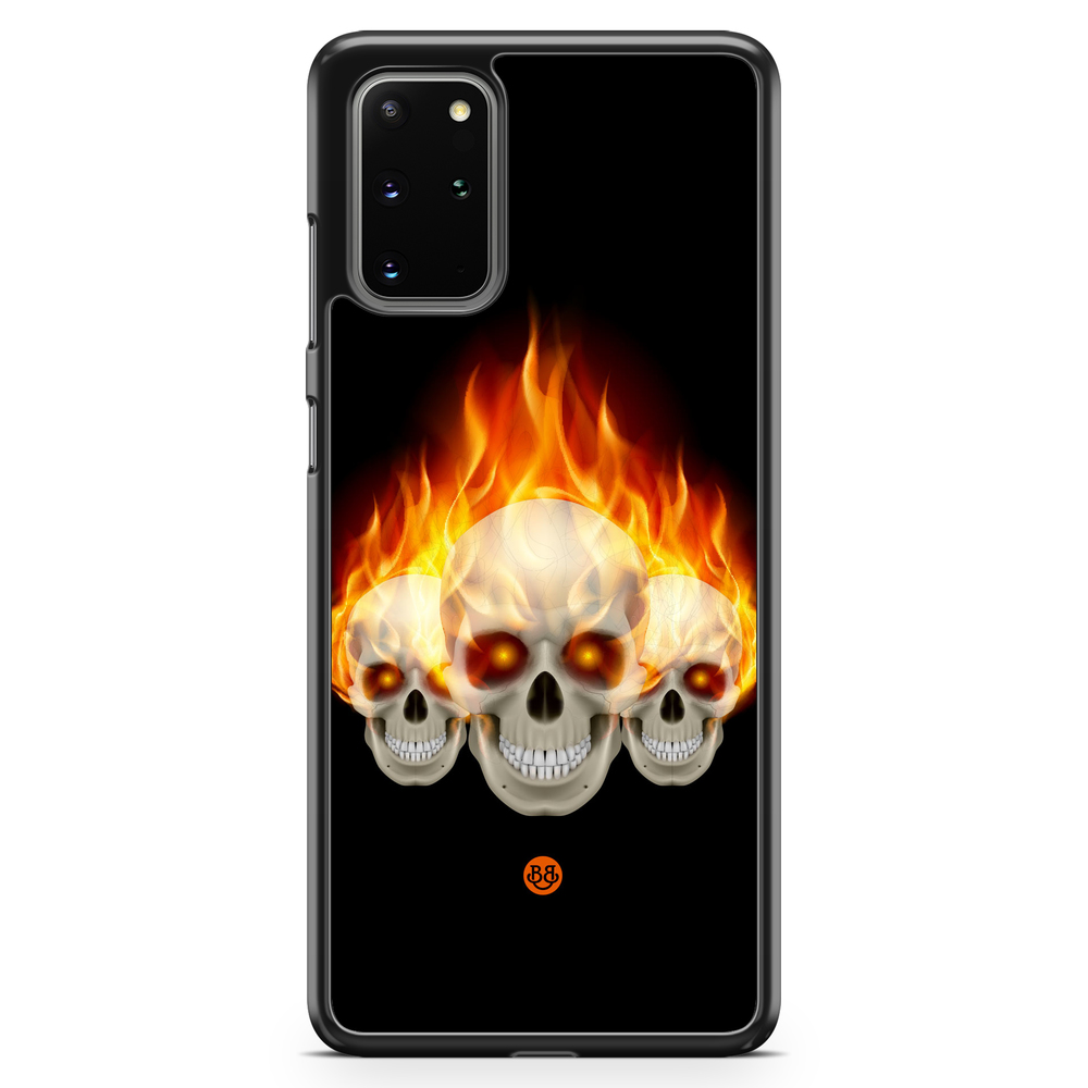 Samsung Galaxy S20 Plus Case - Flames Skulls