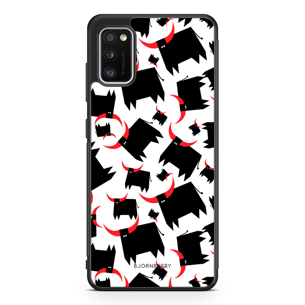 Samsung Galaxy A41 Case - Bull Red Horns