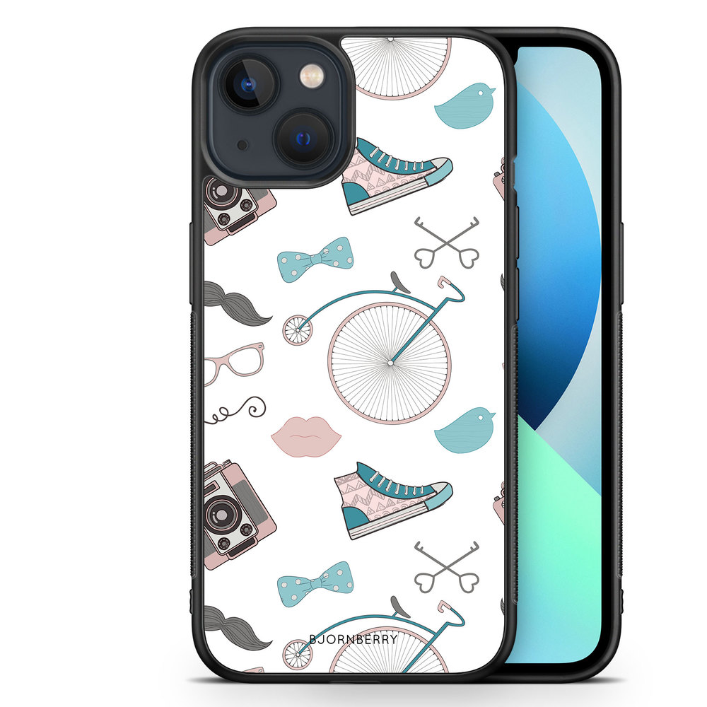 iPhone 13 Mini Case - Hipster Pattern