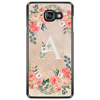 Samsung Galaxy A5 6 (2016) Skal Custom - Monogram Sand