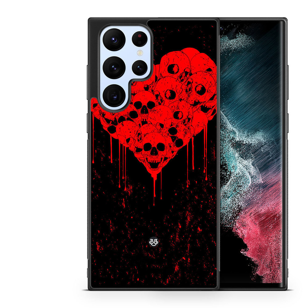 Samsung Galaxy S23 Ultra 5G Case - Skull Heart