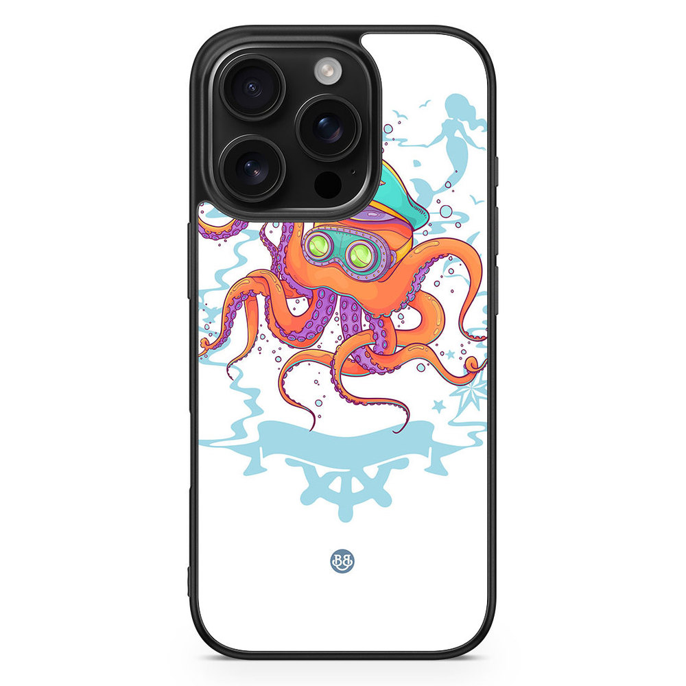 iPhone 16 Pro Case - Captain Octopus