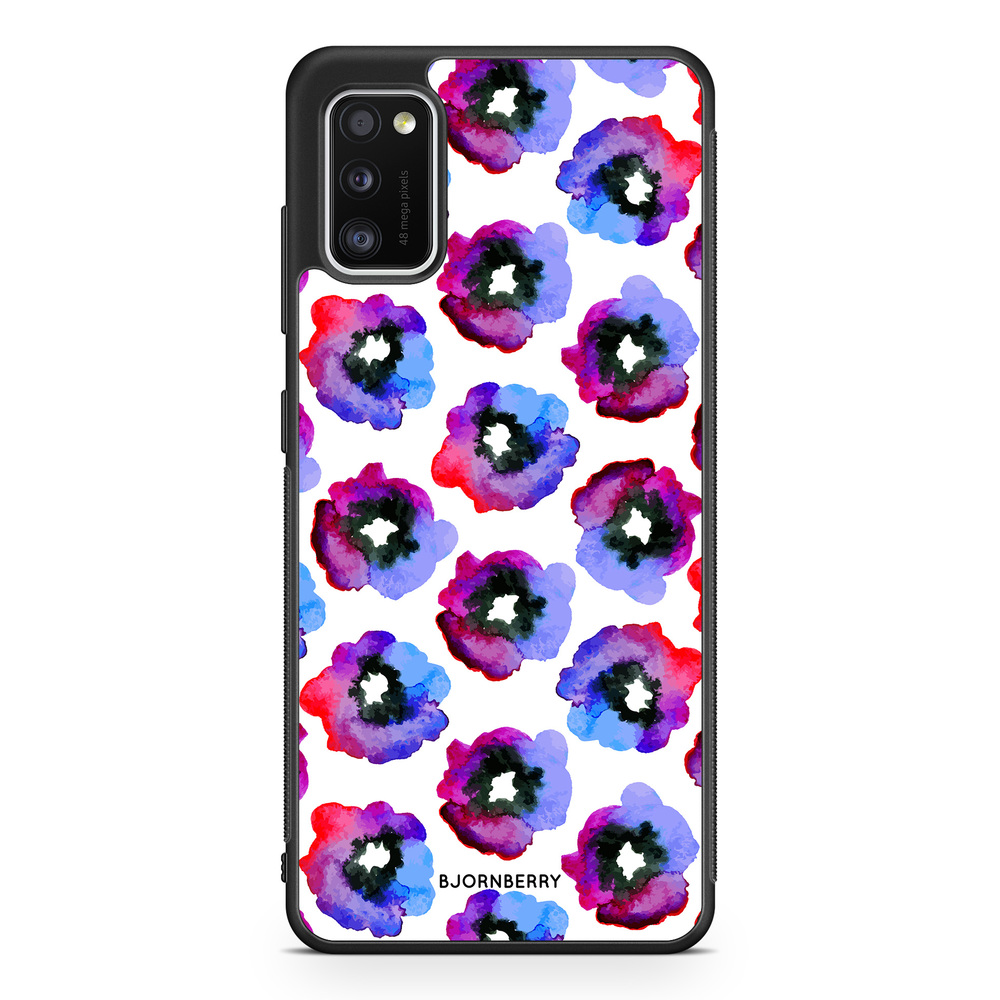 Samsung Galaxy A41 Case - Violet Flowers