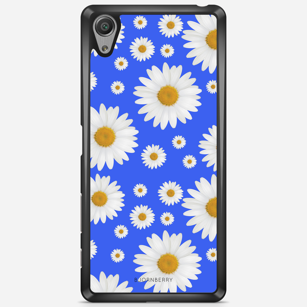 Sony Xperia X Performance Case - Blue Daisy Flowers