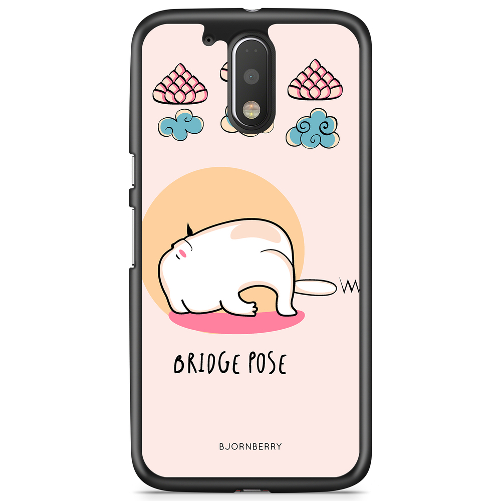 Moto G4/G4 Plus Skal - Yoga Cat Bridge Pose