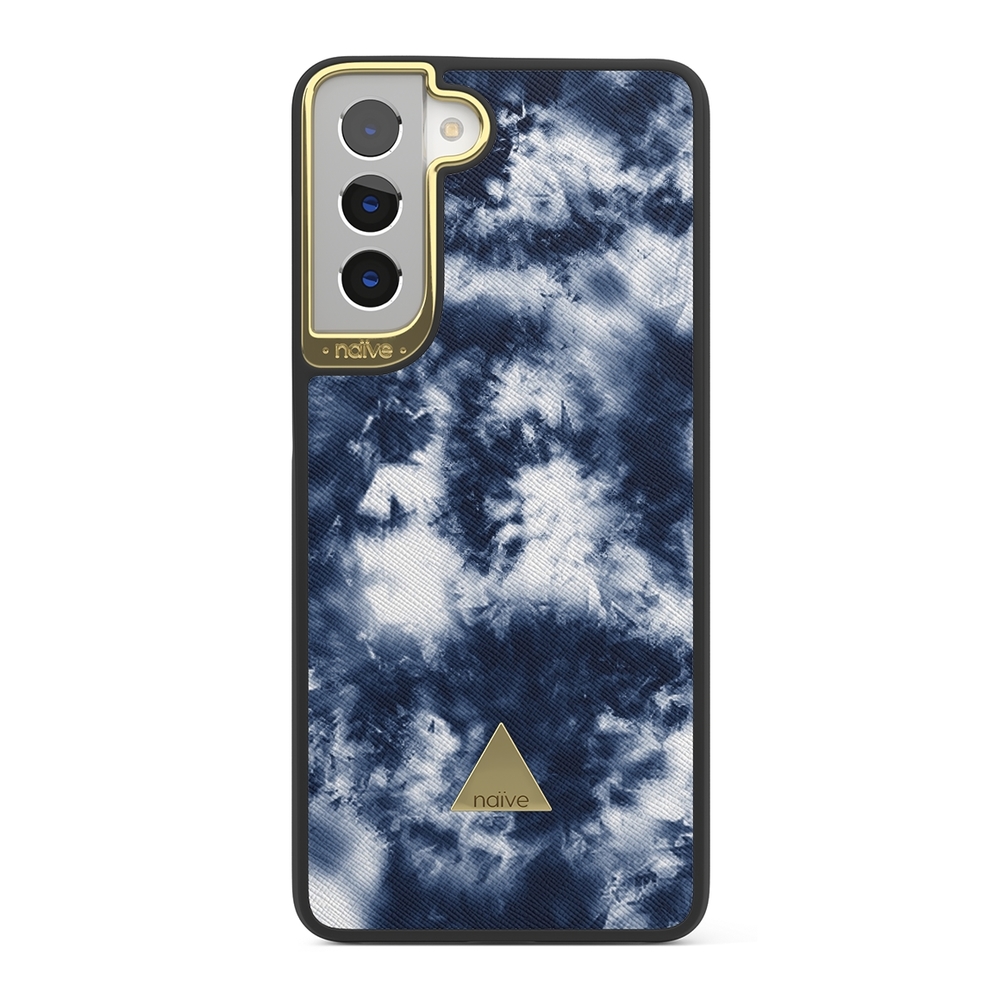 Naive Samsung Galaxy S21 Case - Tie Dye Blue