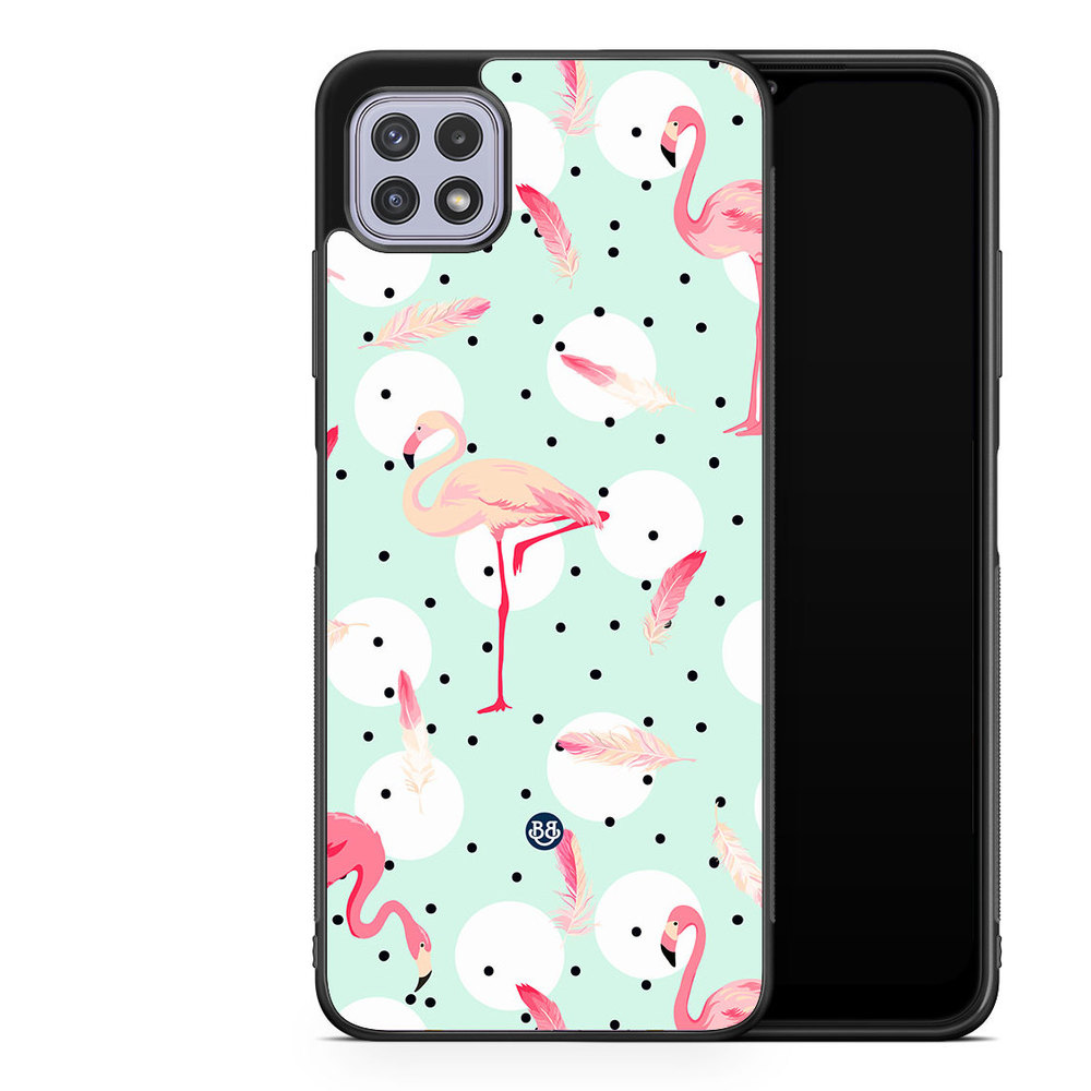 Samsung Galaxy A22 4G Case - Flamingos