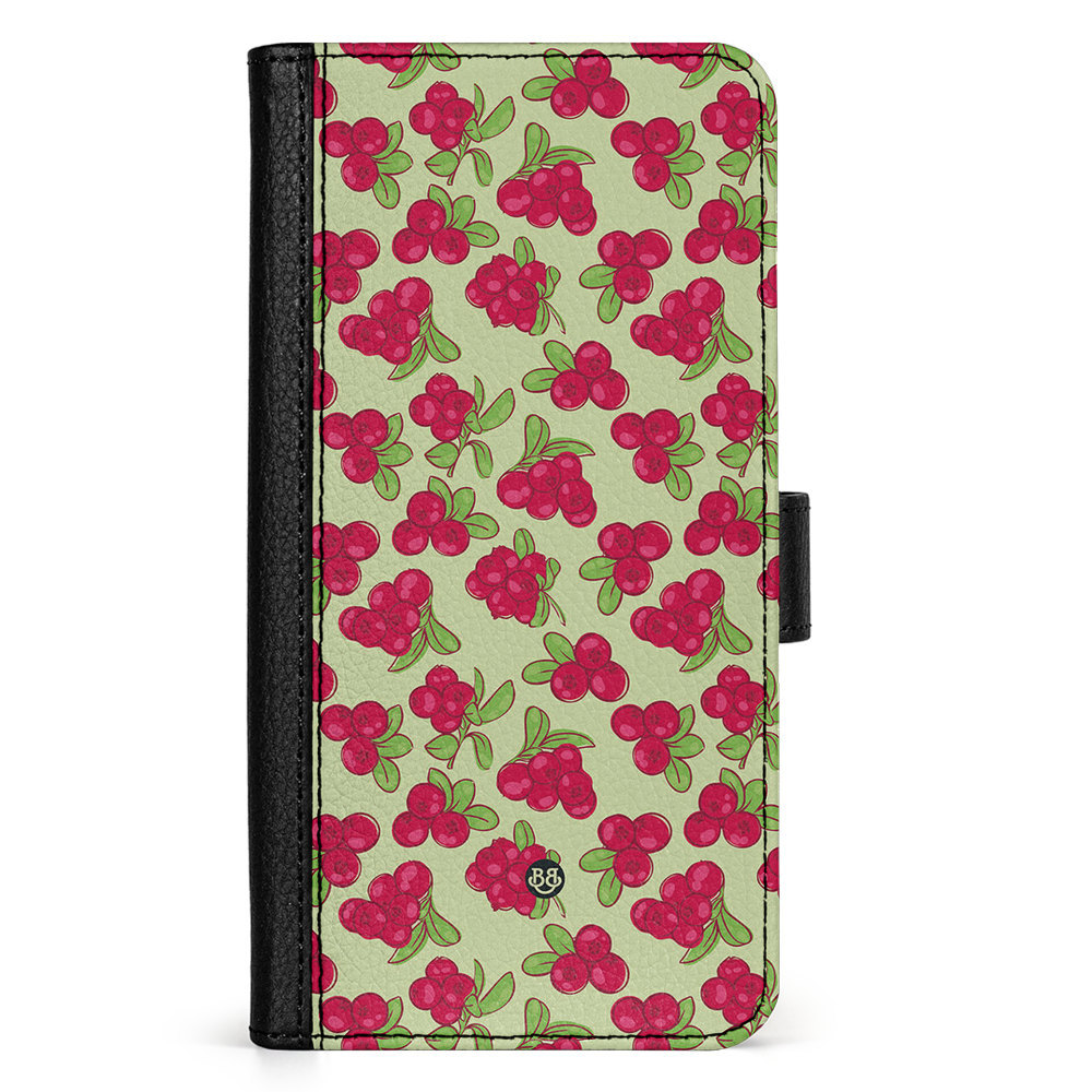 Doro 8050 Wallet Case - Lingonberries