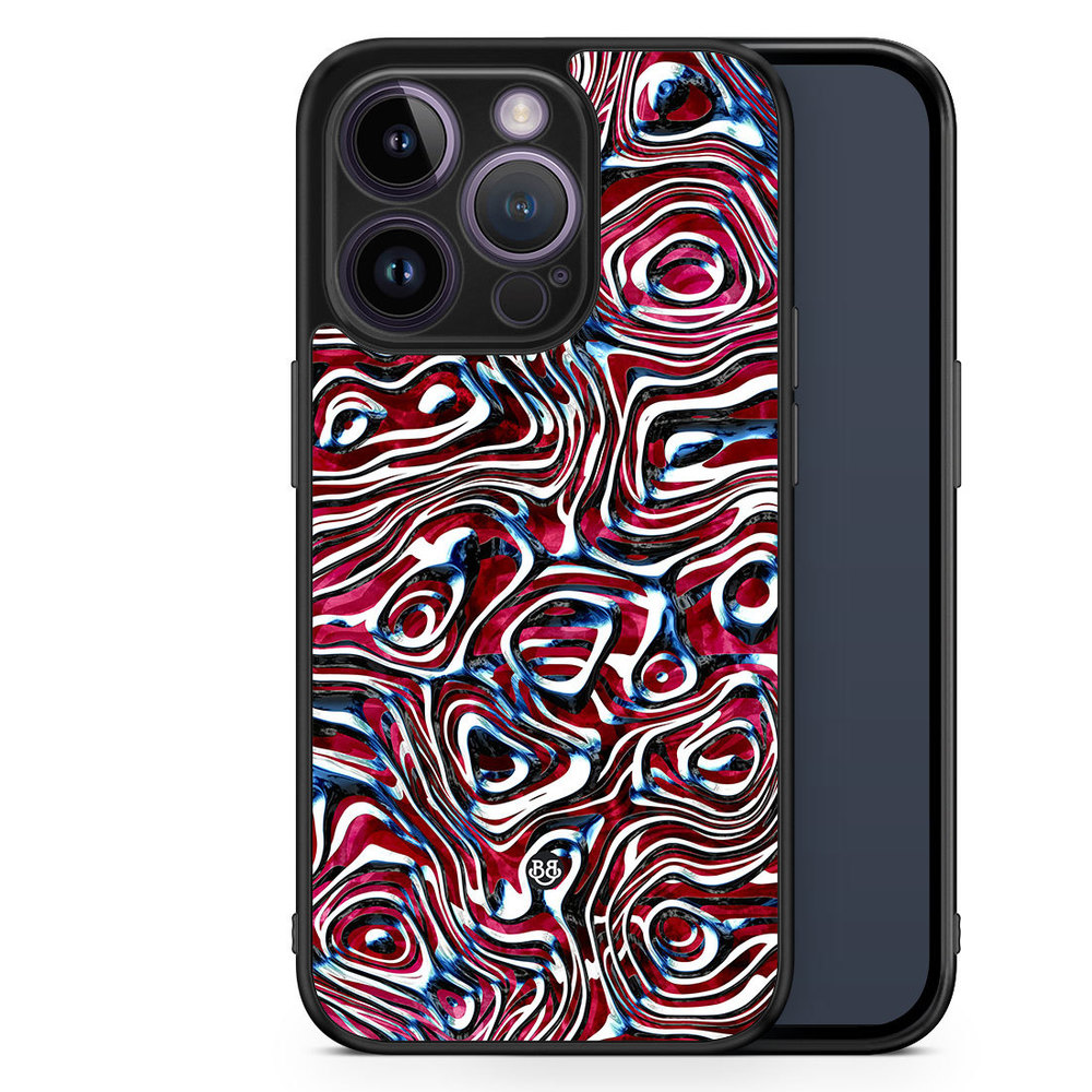 iPhone 14 Pro Case - Mineral Pattern