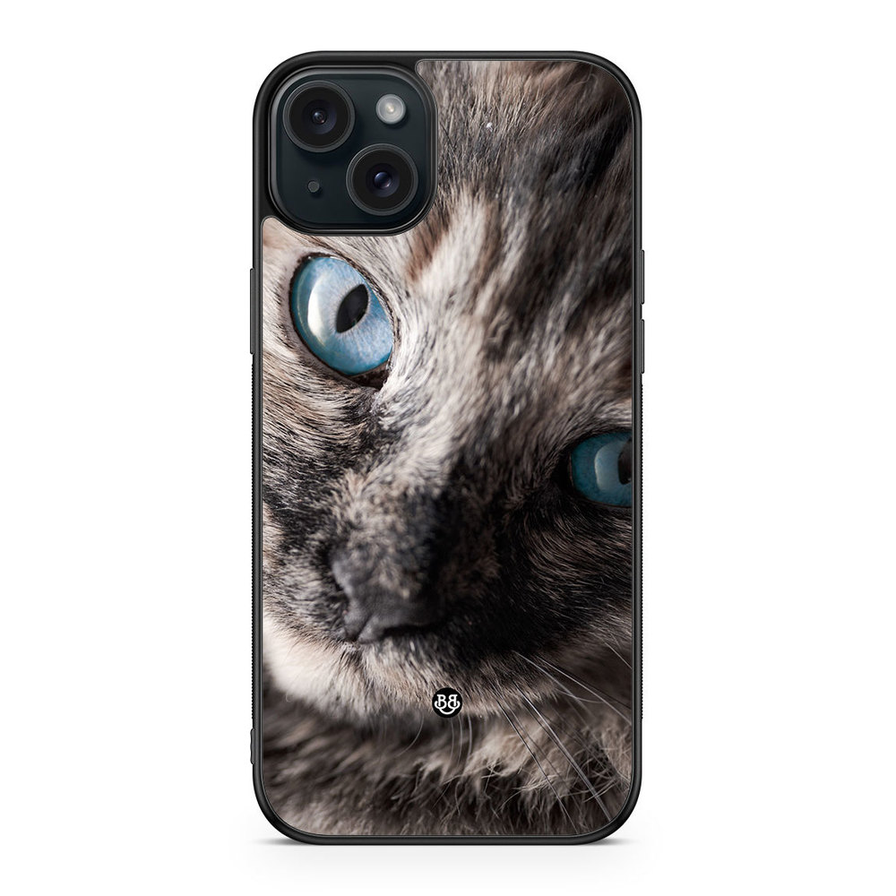 iPhone 15 Plus Case - Cat Blue Eyes