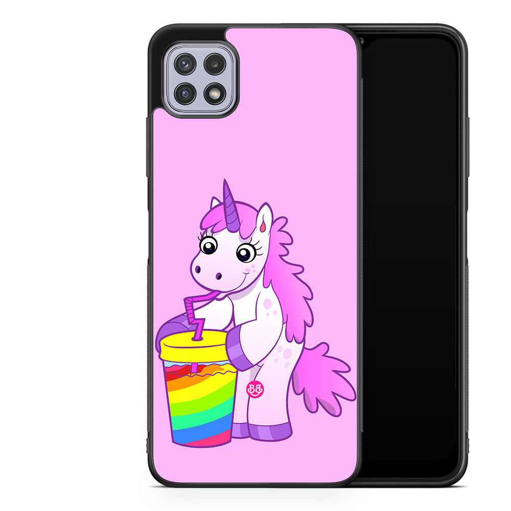 Samsung Galaxy A22 4G Case - Drinking Unicorn