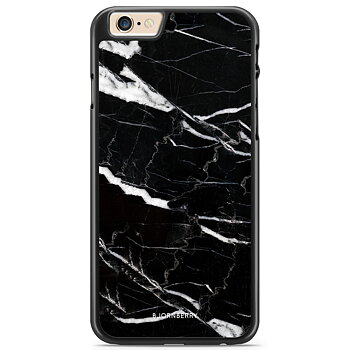 iPhone 6/6s Skal - Svart Marmor