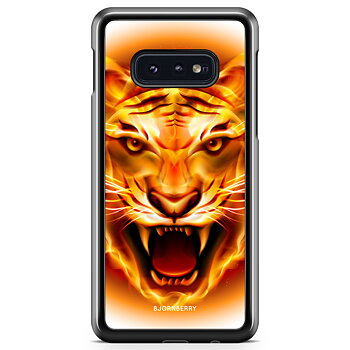 Samsung Galaxy S10e Case - Flames Tiger