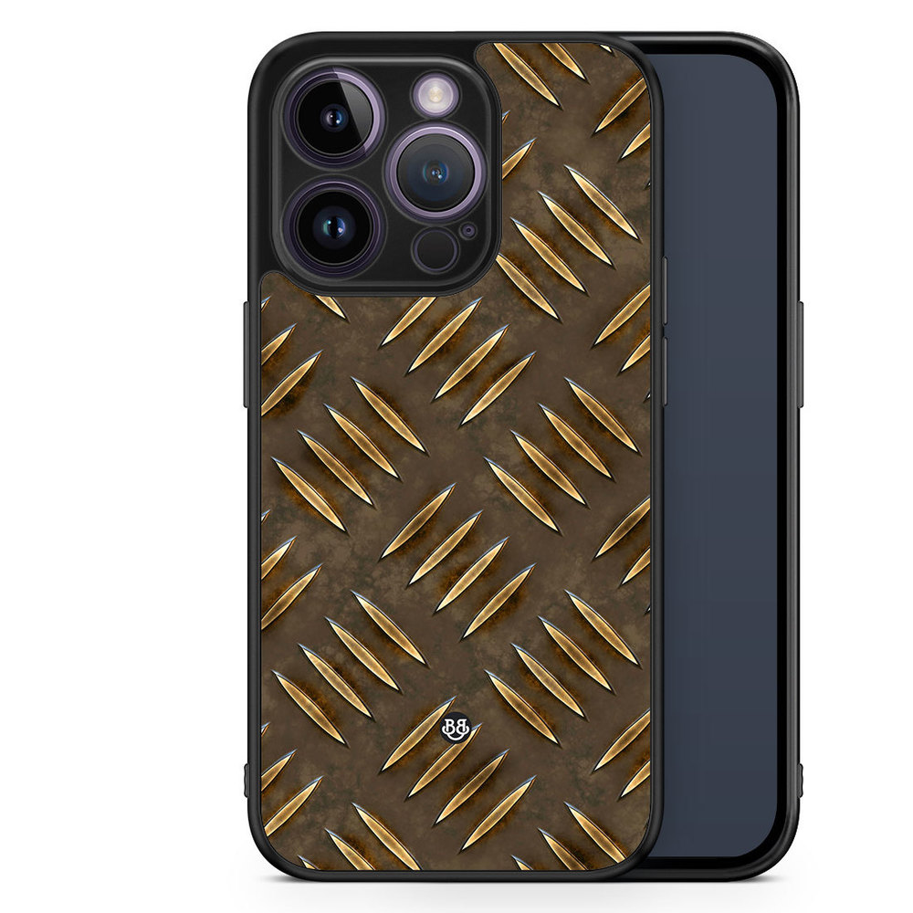 iPhone 14 Pro Case - Steel pattern