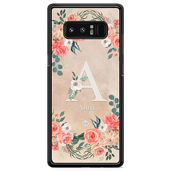 Samsung Galaxy Note 8 Case Custom - Monogram Sand