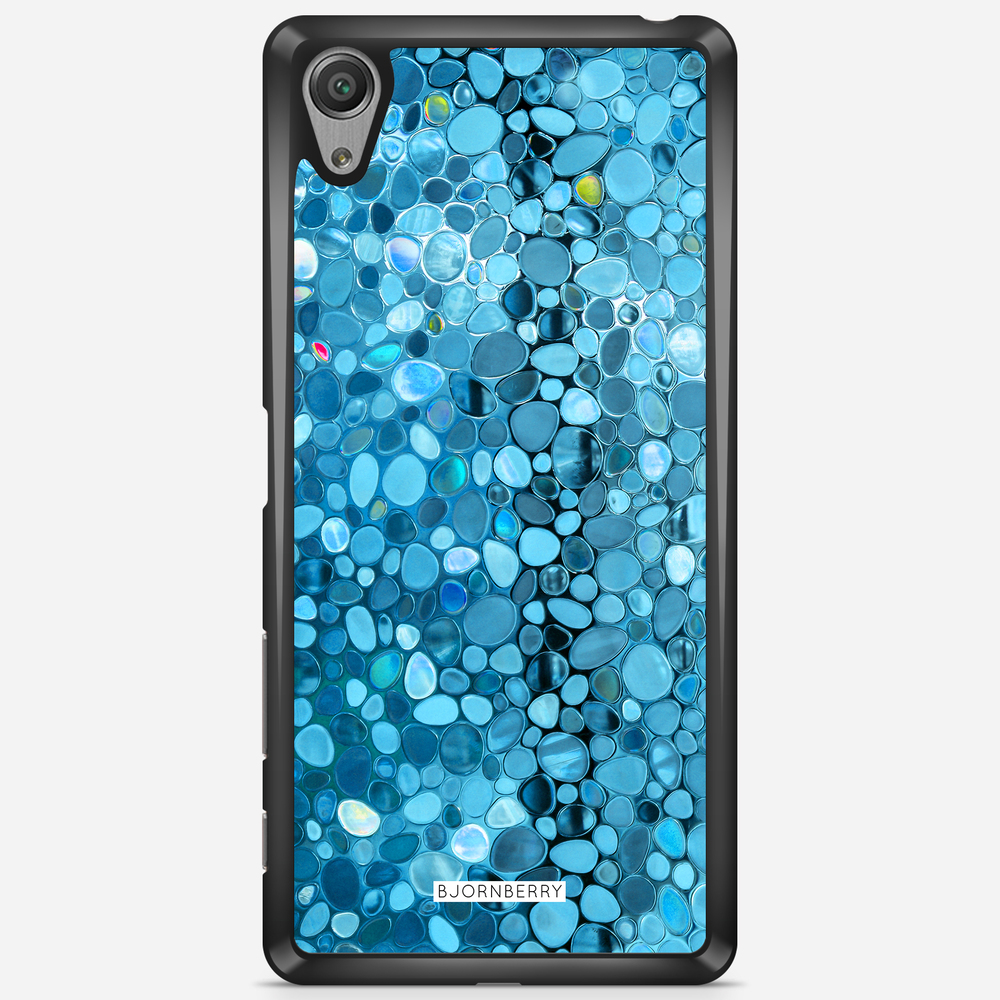 Sony Xperia X Performance Case - Stained Glass Blue