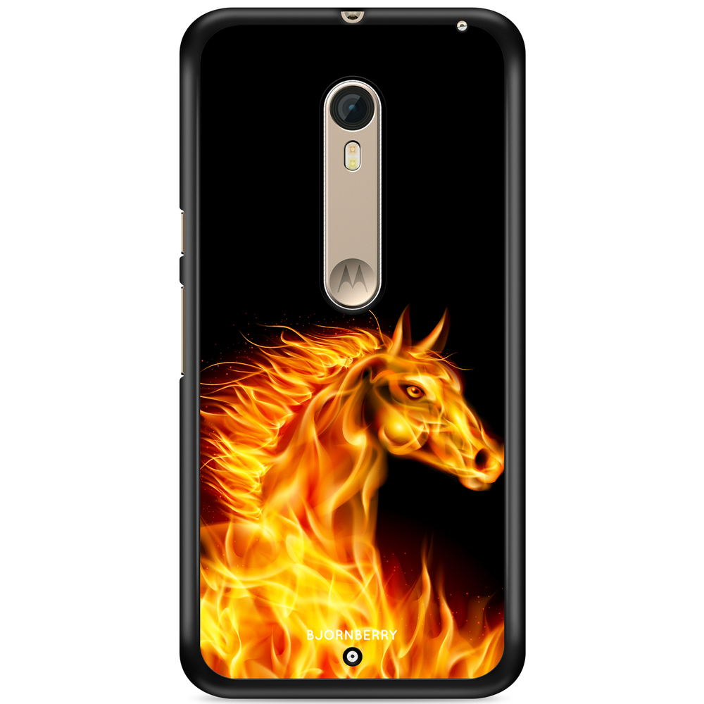 Moto X Style Case - Flames Horse