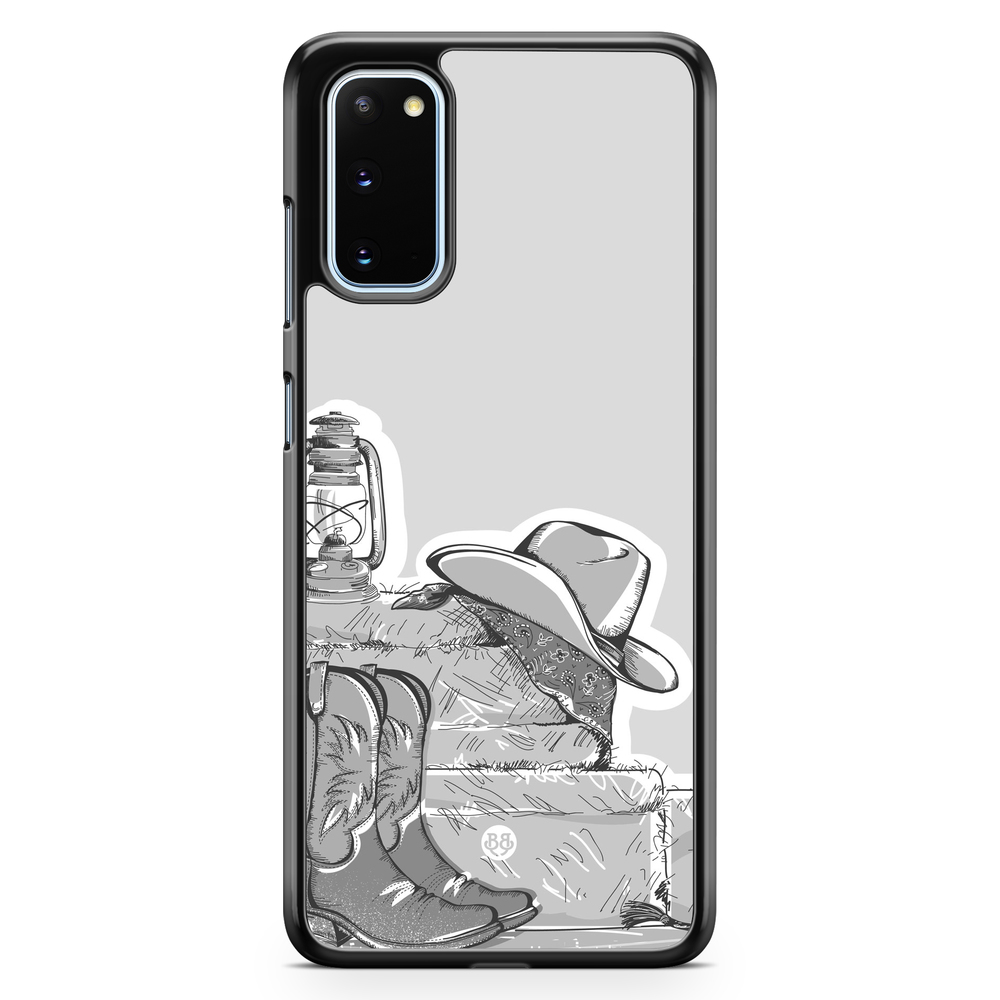 Samsung Galaxy S20 FE Case - Western Black/White