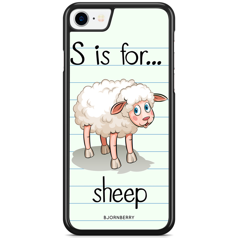 iPhone 8 / iPhone SE (2022/2020) Case - S is for Sheep