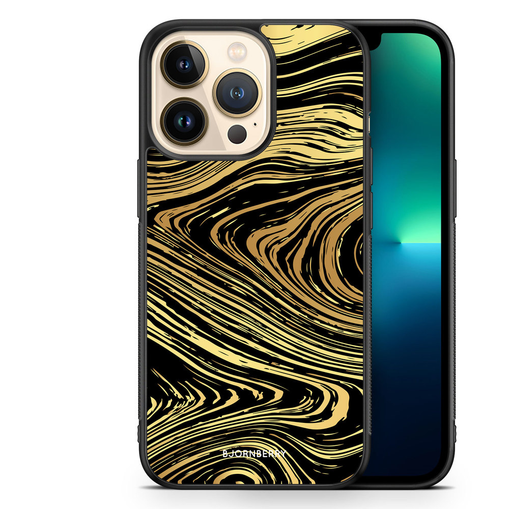 iPhone 13 Pro Case - Gold Marble