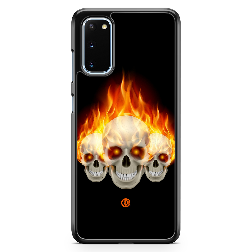 Samsung Galaxy S20 FE Case - Flames Skulls