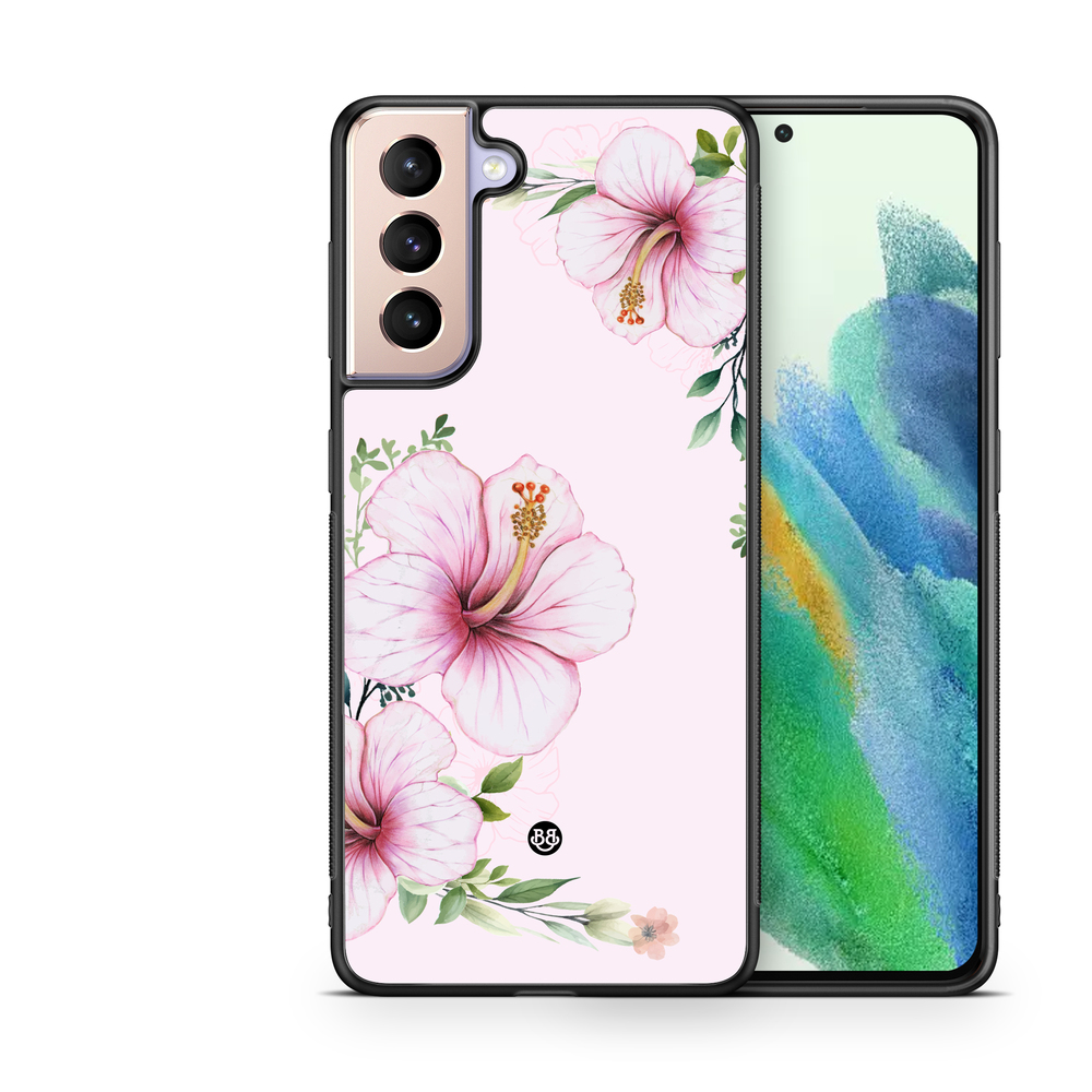 Samsung Galaxy S21 FE 5G Case - WILD BLOOM - Soft Hibiscus