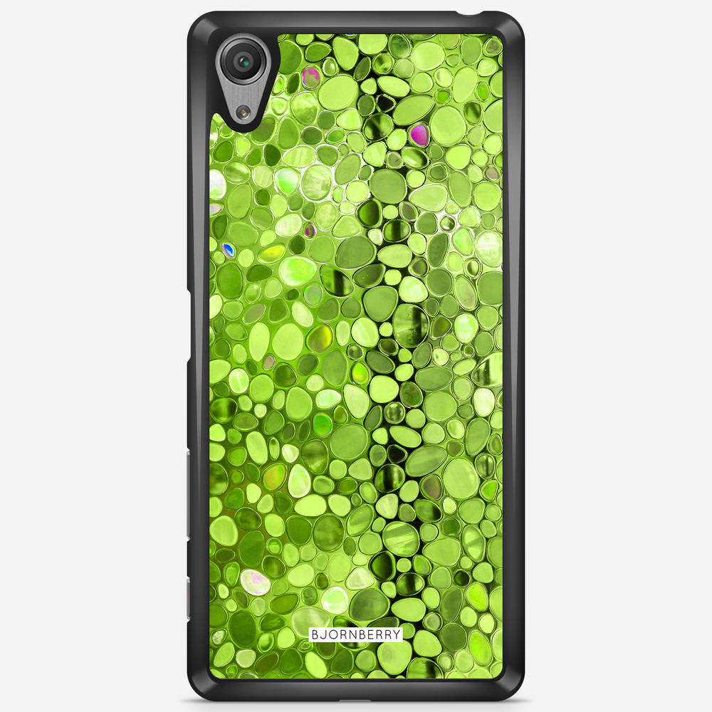 Sony Xperia X Performance Case - Stained Glass Green