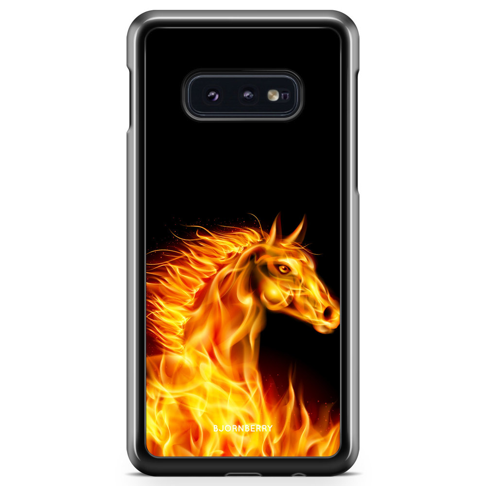 Samsung Galaxy S10e Case - Flames Horse