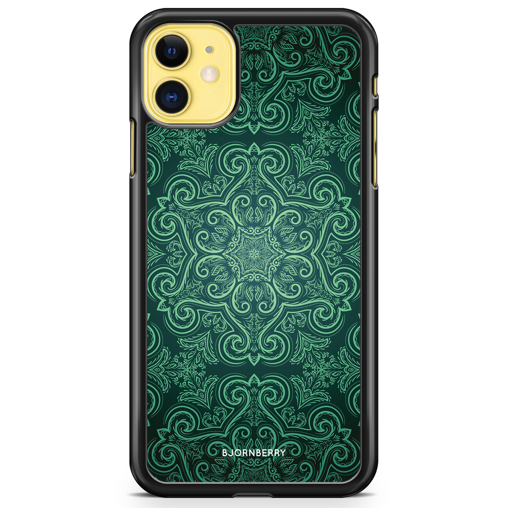 iPhone 11 Case - Green Retro Pattern