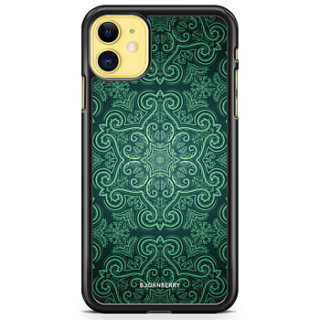 iPhone 11 Skal - Grön Retromönster