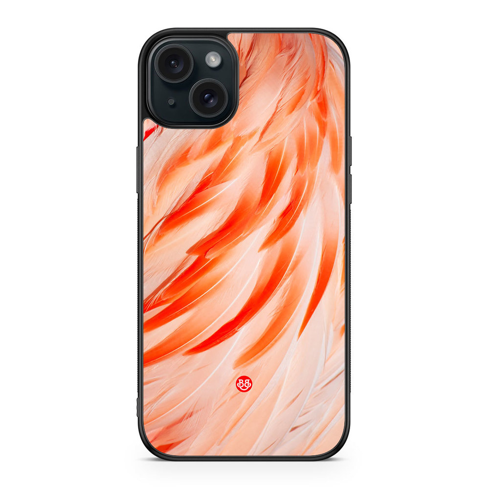 iPhone 15 Plus Case - Flamingo Feathers
