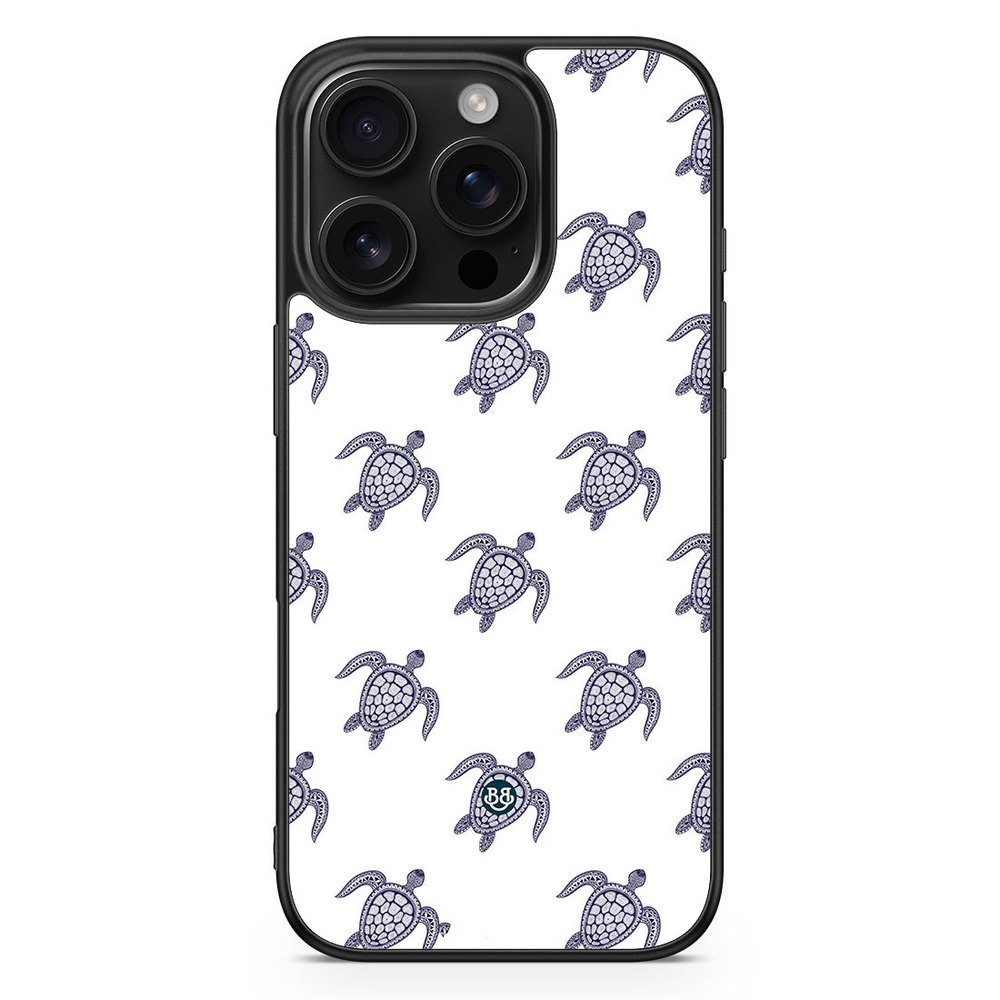 iPhone 16 Pro Case - Blue Turtles