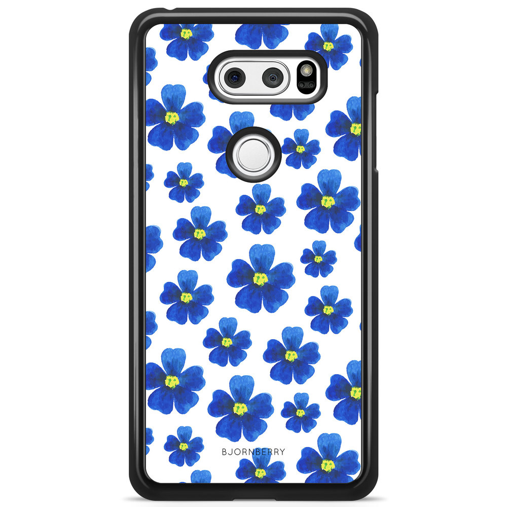 LG V30 Case - Blue Flowers