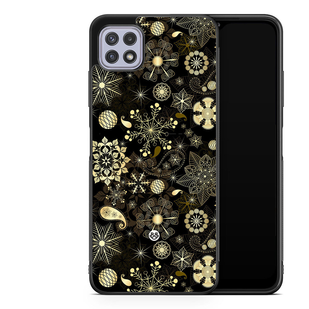 Samsung Galaxy A22 4G Skal - Julglitter