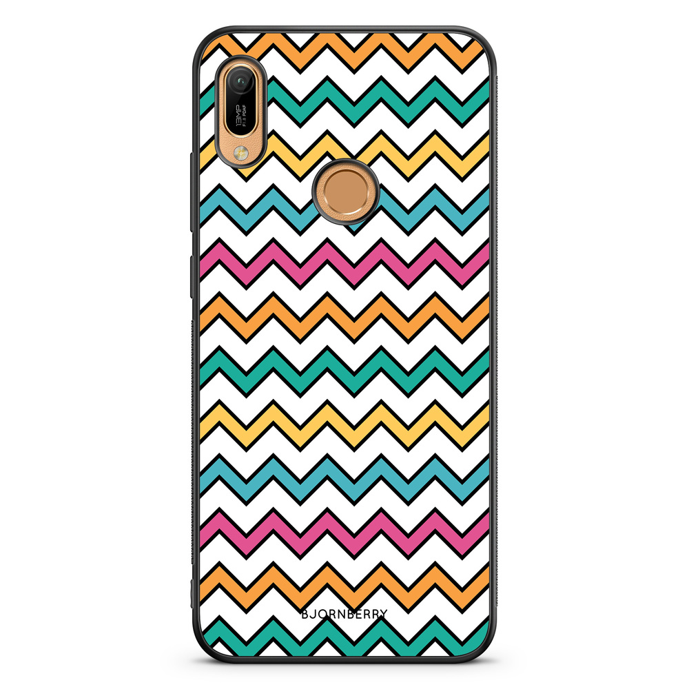 Huawei Y6 2019 Case - Chevron Pattern