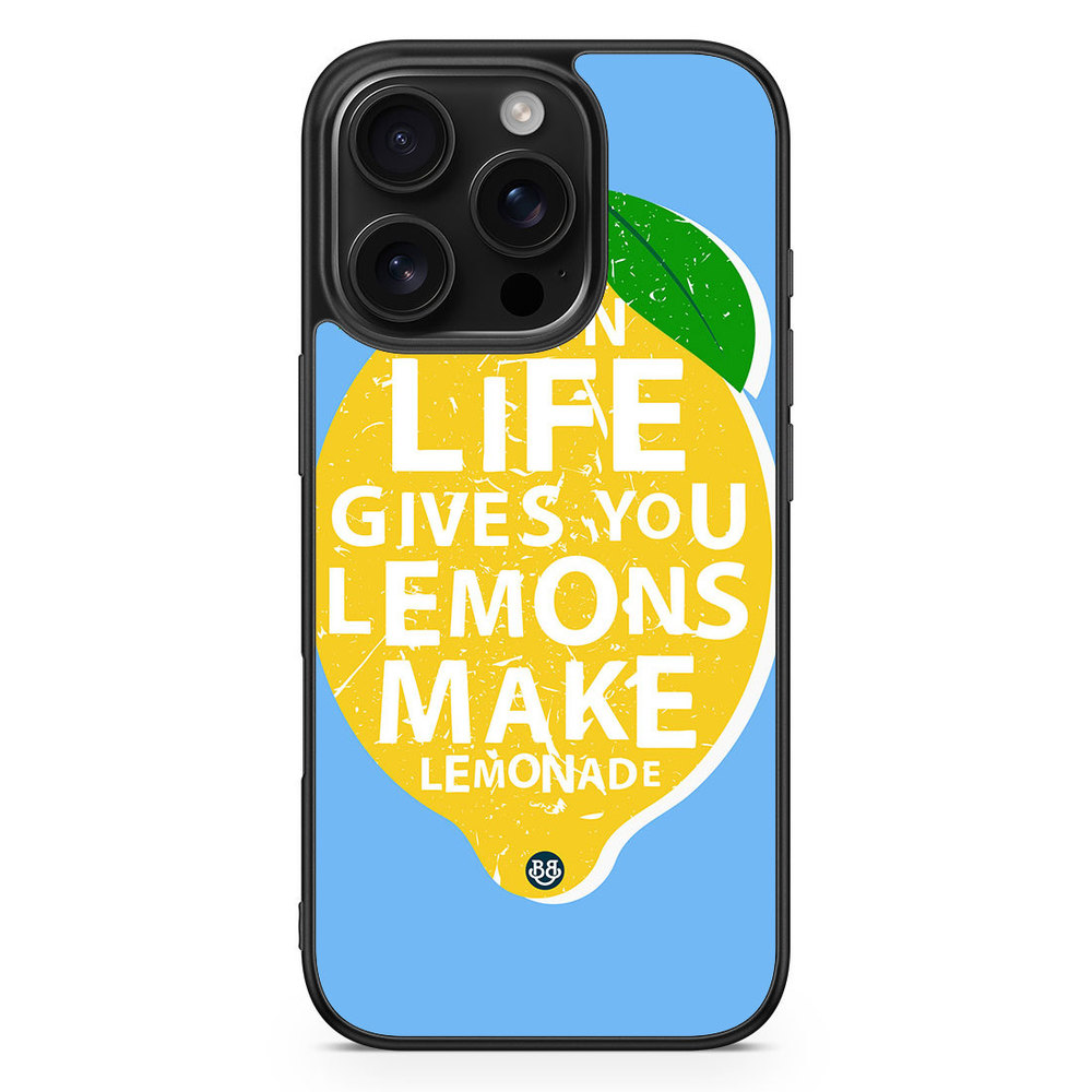 iPhone 16 Pro Skal - Citron & Citat