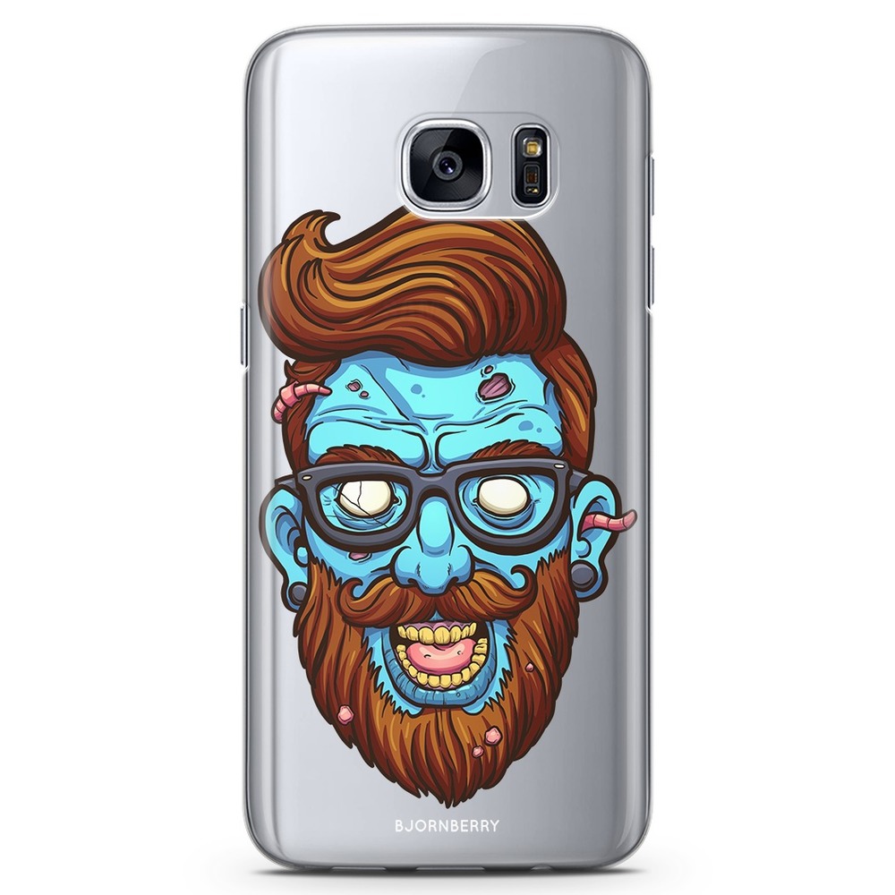 Samsung Galaxy S7 Edge TPU Case - Zombie Hipster
