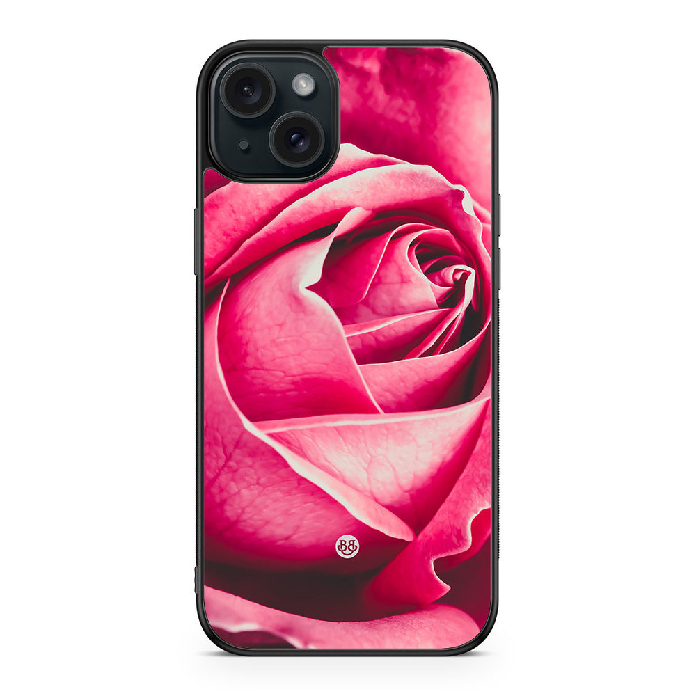 iPhone 15 Plus Case - Pink Rose