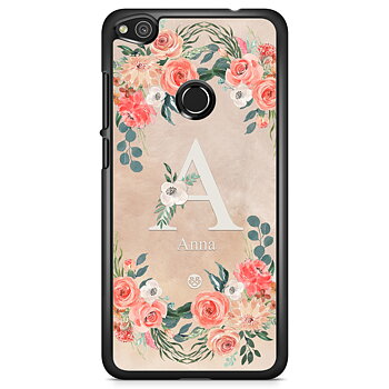 Huawei Honor 8 Lite Case Custom - Monogram Sand