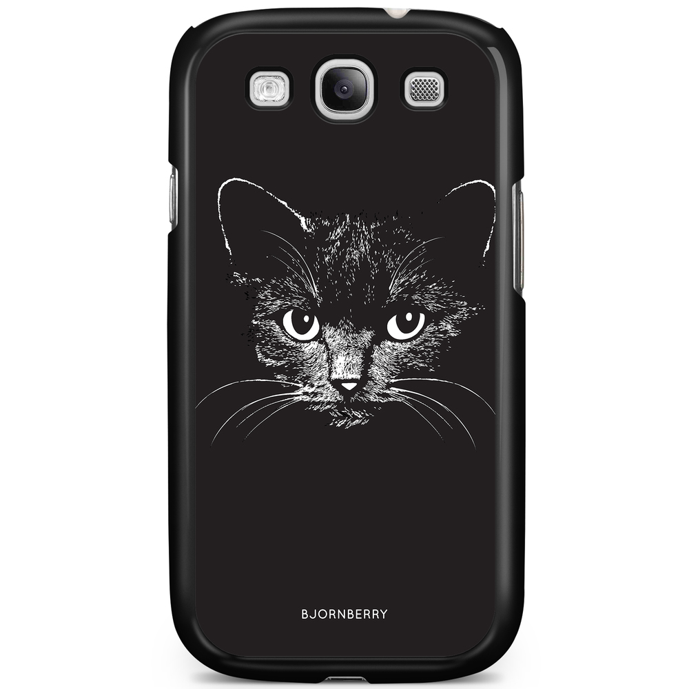 Samsung Galaxy S3 Mini Case - Black/White Cat