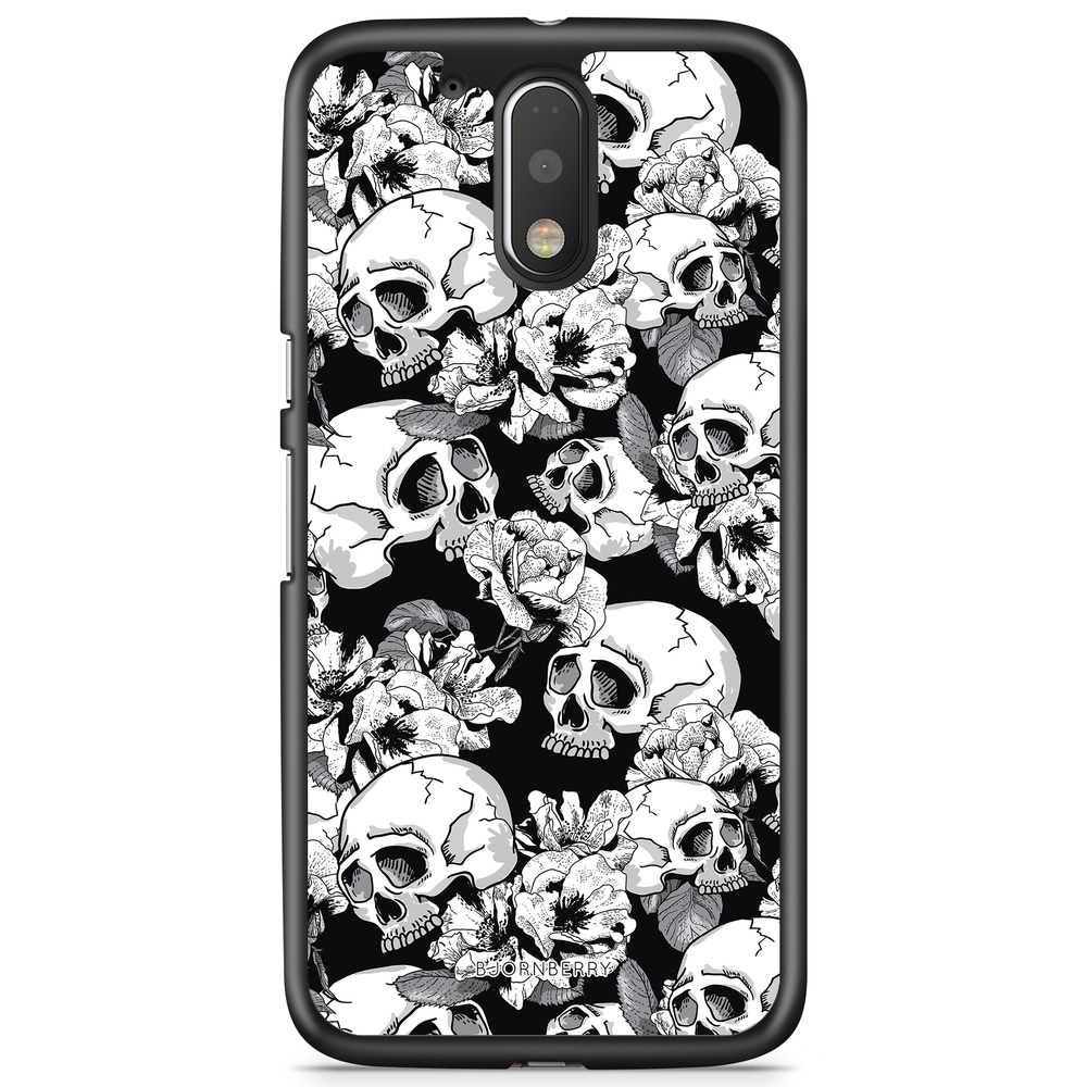 Moto G4/G4 Plus Case - Skull & Roses