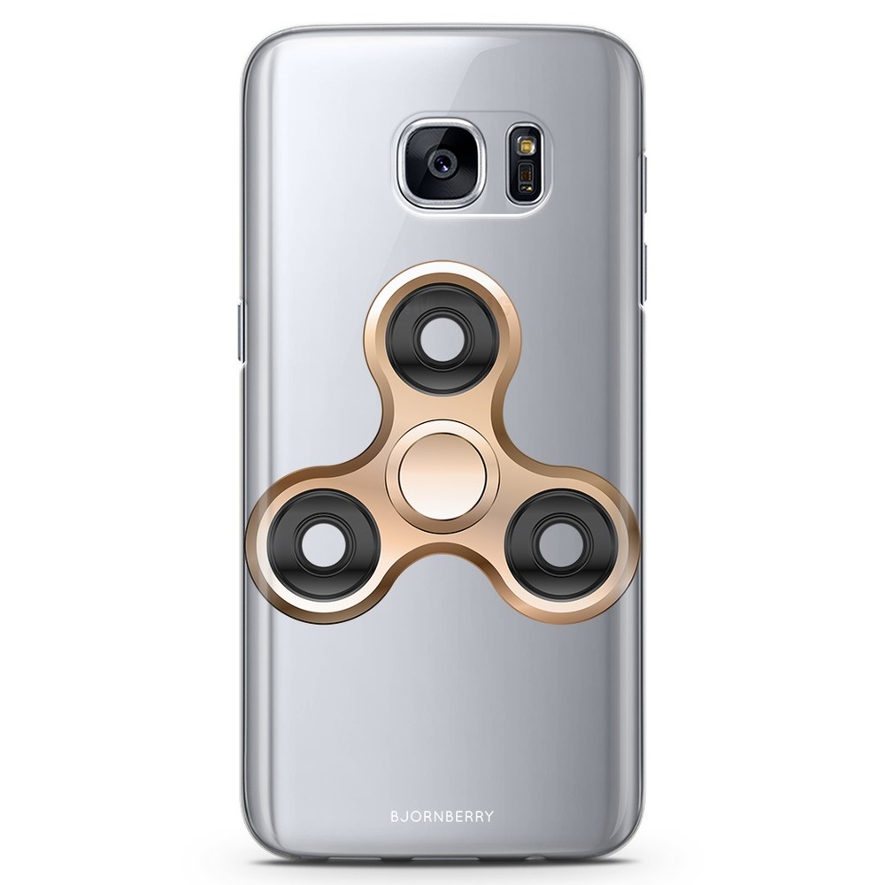 Samsung Galaxy S7 Edge TPU Case - Fidget Spinner