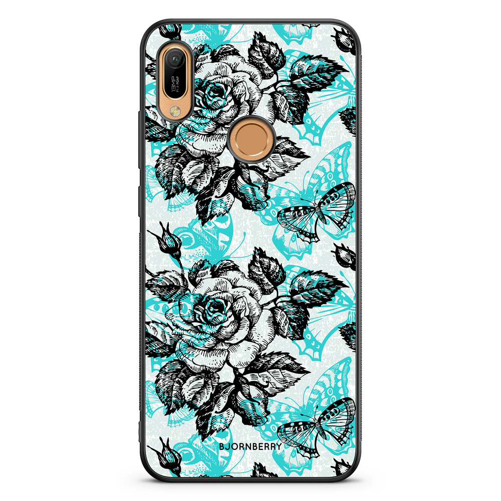 Huawei Y6 2019 Case - Roses & Butterflies